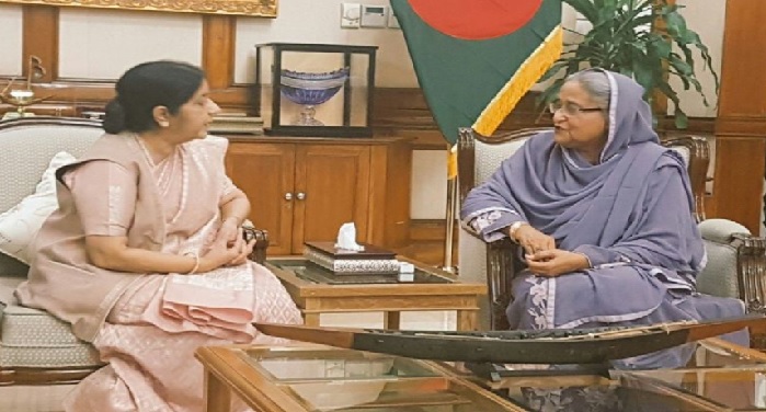 Sushma Swaraj meet Sheikh Hasina