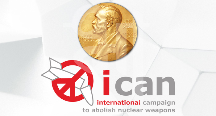 ican आईसीएएन को शांति के नोबेल पुरस्कार से किया जाएगा सम्मानित