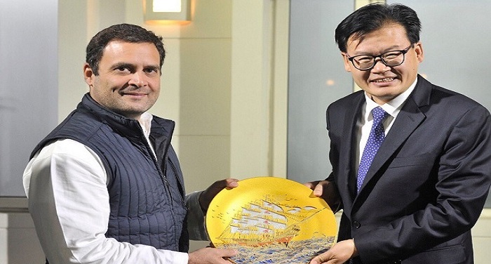 10 32 389330000aaaaa ll राहुल गांधी ने की चीनी प्रतिनिधिमंडल से मुलाकात, तस्वीरें की शेयर