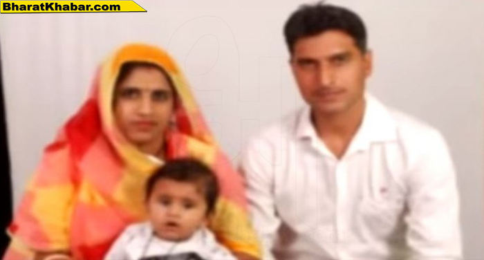 नक्सली हमले में शहीद हुए जवान लोकेन्द्र सिंह 6 माह के बेटे ने दी मुखाग्नि
