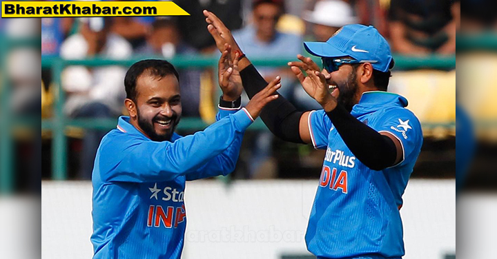 Kedar Jadhav एशिया कप: टॉस जीतकर भारत ने लिया गेंदबाजी करने का फैसला, जडेजा टीम में शामिल