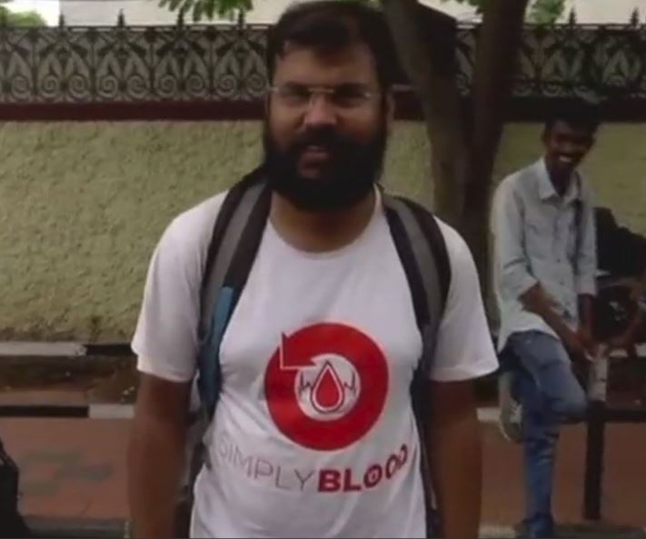 blood donation ब्लड डोनेशन के लिए जागरूकता फैलान पैदल यात्रा पर निकला यह शख्स, अभी तय कर चुका है 6000 किलोमीटर का सफर
