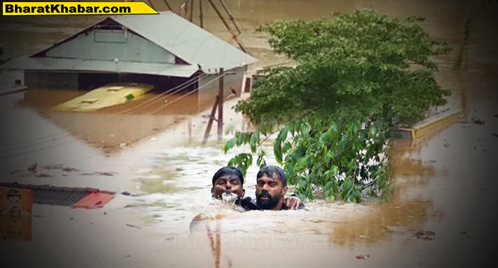 केरल में बारिश थमने से लोगों को मिली राहत,बाढ की चपेट में आने से अब तक 370 लोगों की मौत