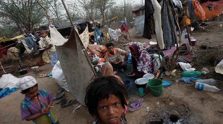rohingya 759 रोहिंग्या मुसलमानों के कैम्प में लगी आग, 47 झुग्गियां जल कर राख