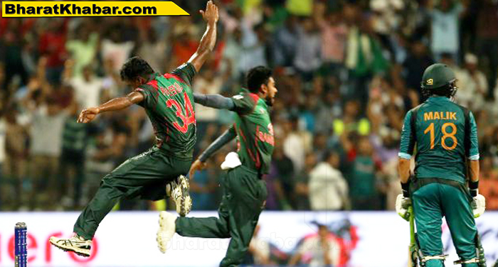 शोएब मलिक को आउट करने के लिए मुर्तजा ने हवा में छलांग लगाकर शानदार कैच लपका मैच जीतने के बाद बांग्लादेश के कप्तान मुर्तज़ा बोले, 'फाइनल में दिखाएंगे बेहतरीन खेल'