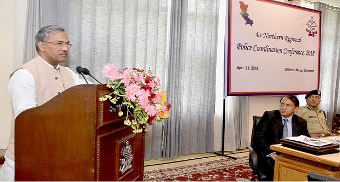 CM Photo 05 dt.21 April 2018 उत्तराखंड- सीएम रावत ने किया क्षेत्रीय समन्वय समिति की बैठक का शुभारम्भ
