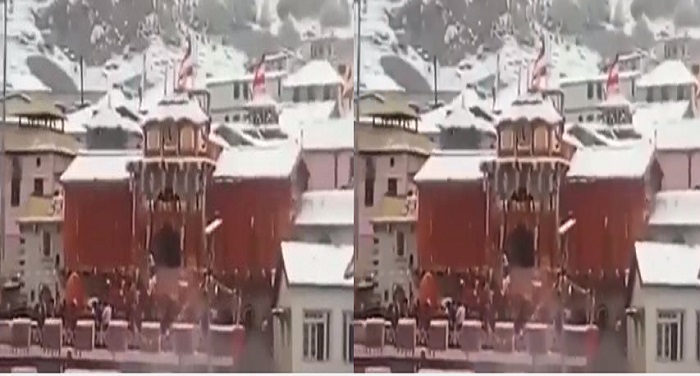 bad weather VIDEO: केदार नाथ बद्रीनाथ में भीषण बर्फ़बारी, भूस्खलन के चलते रुकी यात्रा