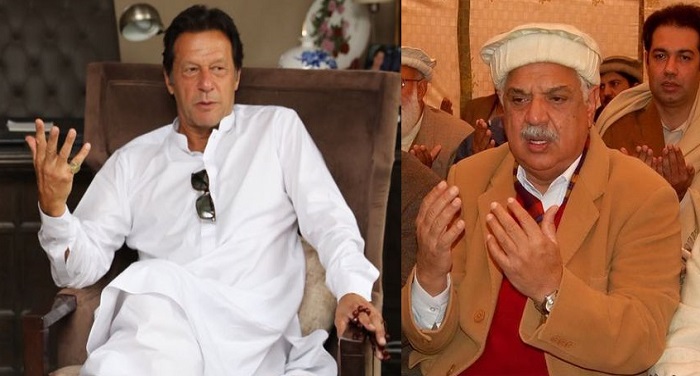 IMRAN KHAN AND GOVERNOR इमरान खान ने पाकिस्तान के प्रधानमंत्री से ख़ैबर पख़्तूनख़्वा के राज्यपाल को हटाने की मांग की