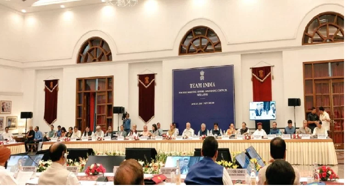 Untitled 198 दिल्ली में नीति आयोग की बैठक शुरू, ओडिशा और दिल्ली के अलावा सभी राज्यों के सीएम उपस्थित