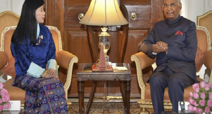 भूटान की राजमाता ने राष्ट्रपति रामनाथ कोविंद से मुलाकात की