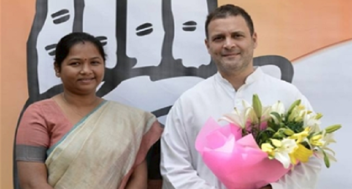 झारखंड के पूर्व मुख्यमंत्री मधु कोड़ा की पत्नी गीता कोड़ा ने थामा कांग्रेस का दामन