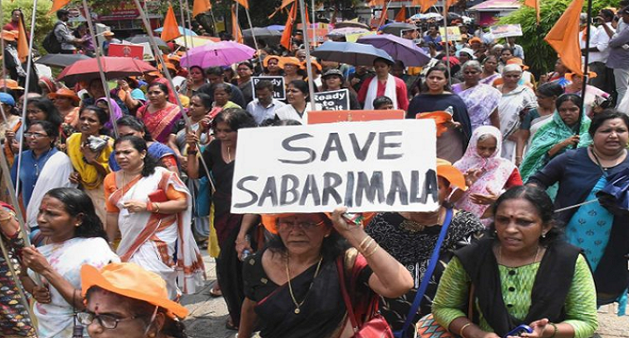 सबरीमाला मंदिर में महिलाओं के प्रवेश को लेकर विरोध जारी, चार जगहों पर धारा 144 लोगू