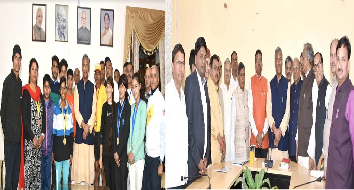 uttarakhand 1 सीएम रावत ने मुख्यमंत्री आवास में न्यूज 18 मैराथन रेस के विजेताओं को सम्मानित किया