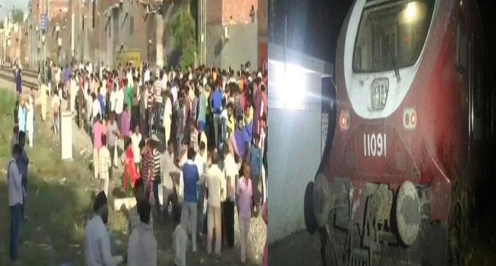 पंजाब ट्रेन हादसाः 60 लोगों को कुचलने वाली ट्रेन के ड्राइवर ने दी सफाई,कहा धुआं में कुछ भी नहीं दिखा
