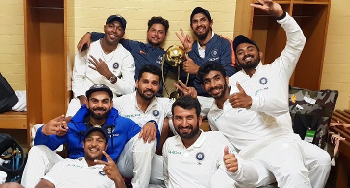 gfgfd ऑस्ट्रेलिया में टेस्ट सीरीज जीतने पर राष्ट्रपति और पीएम मोदी ने दी भारतीय टीम को बधाई