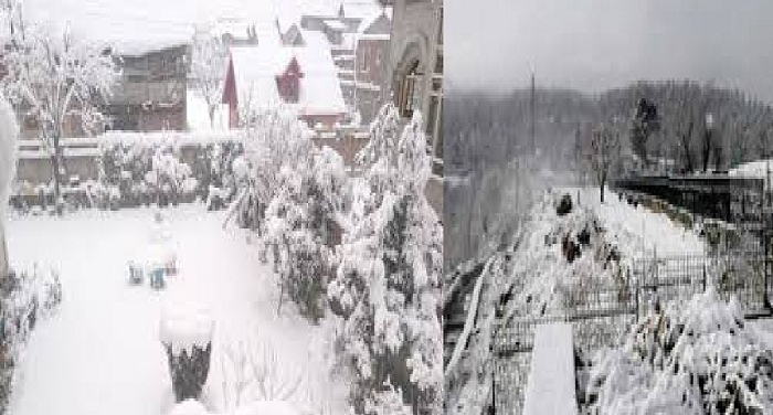जम्मू कश्मीर में बर्फबारी जम्मू-कश्मीरः बर्फबारी के चलते घाटी का देश से टूटा संपर्क