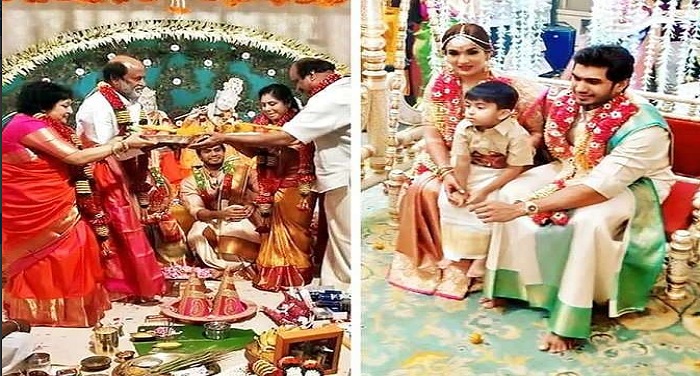 rajnikant सामने आई सुपरस्टार रजनीकांत की बेटी की तस्वीर, इनके साथ बंधी शादी के बंधन में
