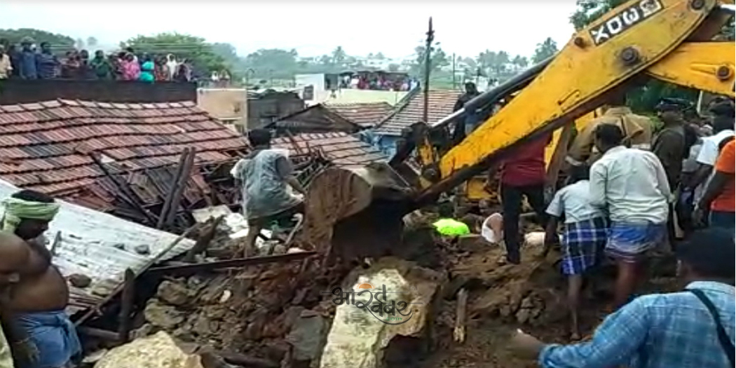 tamil nadu death भारी बारिश के बाद तमिलनाडु के गांव में गिरी दीवार, 15 की मौत- कई घायल