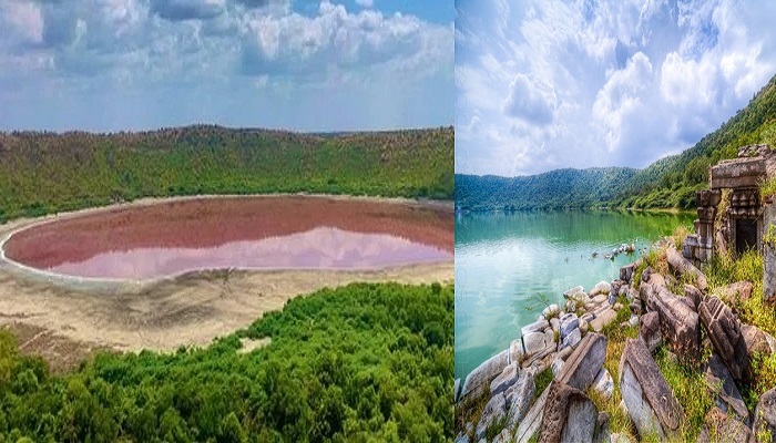 maharashtra प्राकृति की तरफ बढ़ रहा एक और खतरा, अचानक गुलाबी हुआ लोनार झील का पानी, वैज्ञानिक भी हैरान