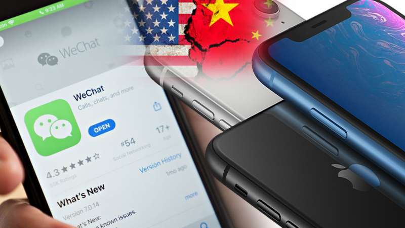 china us वीचैट बंद, अब एप्पल को चीनी कहेंगे बॉय-बॉय