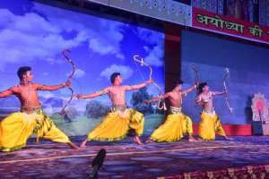WhatsApp Image 2020 10 19 at 8.50.55 AM 2 Photos Gallery : अयोध्या की रामलीला, रामलीला का दूसरे दिन हुआ मंचन