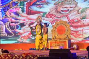 WhatsApp Image 2020 10 19 at 8.51.01 AM 1 Photos Gallery : अयोध्या की रामलीला, रामलीला का दूसरे दिन हुआ मंचन
