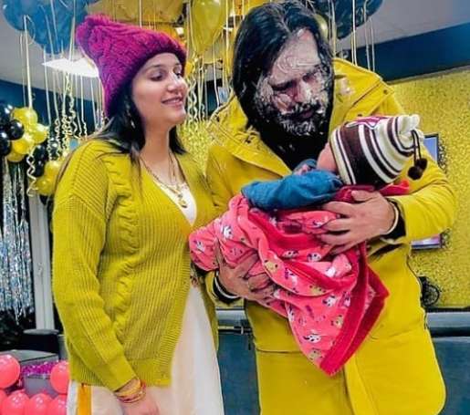 sapna chaudhary सपना चौधरी ने ऐसे मनाया पति का जन्मदिन, बेटे के साथ तस्वीरें वायरल