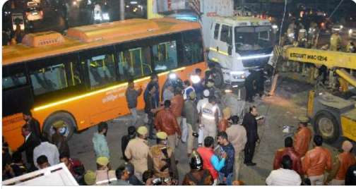 Screenshot 2022 01 31 100945 कानपुर भीषण सड़क हादसा: बेकाबू ई-बस ने मारी कई वाहनों को टक्कर, 6 की मौत 9 घायल