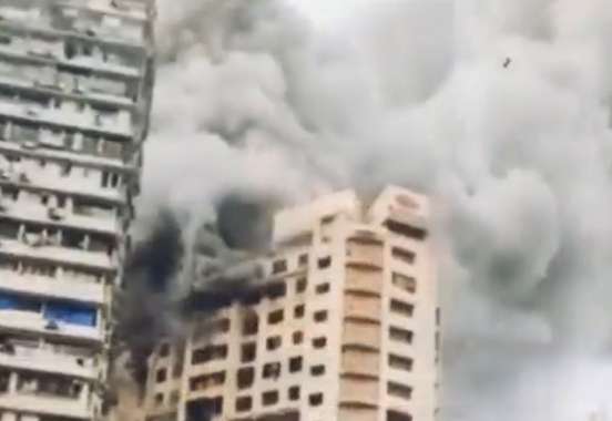 आग मुंबई में बहुमंजिला इमारत में लगी आग, 7 की मौत, 15 लोग घयाल