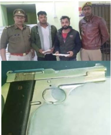 WhatsApp Image 2022 02 15 at 5.15.10 PM लखनऊ: चुनाव के बीच पुलिस को मिली कामयाबी, अवैध हथियारों के साथ 2 आरोपी गिरफ्तार