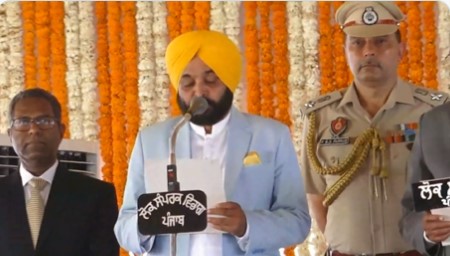 Screenshot 2022 03 16 134653 Punjab CM Oath Ceremony Live: भगवंत मान ने पंजाब मुख्यमंत्री पद के लिए शपथ