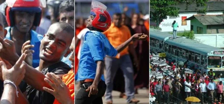 sri lanka protest over chinese investment turns ugly 1483803507 श्रीलंका में त्राहेमाम-त्राहेमाम , देश छोड़ गए पी.एम.राजपक्षे, सड़क पर जनता