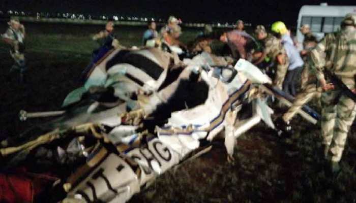 1140318 raipur helicopter crash Raipur Helicopter Crash: हेलीकॉप्टर हादसे पर राज्य सरकार ने दिए जांच के आदेश, CM बघेल ने जताया दुख