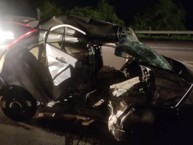 WhatsApp Image 2022 08 09 at 8.53.30 AM UP News: यमुना एक्सप्रेस-वे पर ट्रक ने सीओ की कार को रौंदा, चालक की मौत, CO गंभीर
