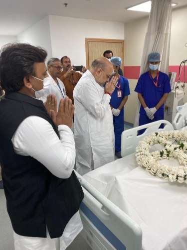 WhatsApp Image 2022 10 10 at 11.49.33 AM 1 LIVE: सपा सरंक्षक मुलायम सिंह यादव का निधन, अमित शाह पहुंचे मेदांता अस्पताल