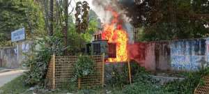 WhatsApp Image 2022 11 14 at 5.28.11 PM मेरठ : विद्युत विभाग की लापरवाही से लगी आग पर पाया गया काबू