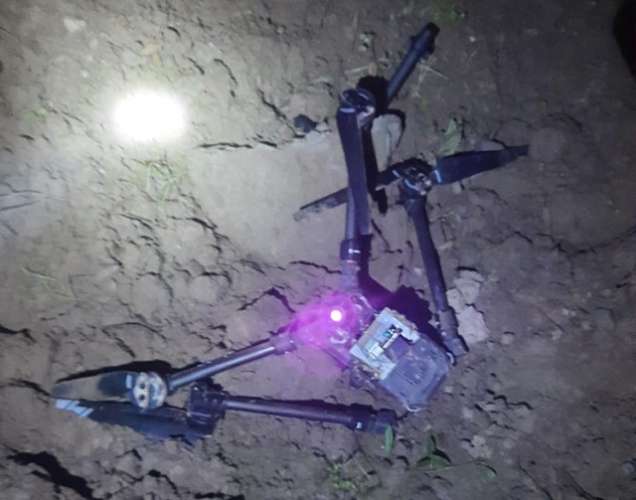 Fp3V829aIAEy4v7 Drone In Punjab: पाकिस्तान सीमा पर अमृतसर में बीएसएफ को मिला चाइनीज ड्रोन